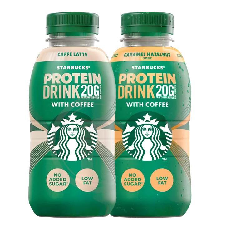 Starbucks Proteindrik, 2 varianter